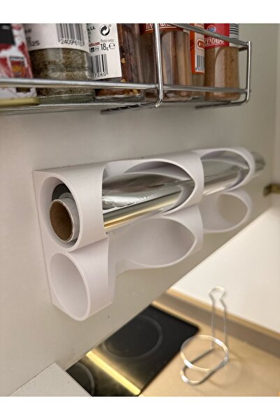 Plasfire Kitchen Roll Organizer |   Greaseproof Paper, Foil, Stretch Film (1 ...