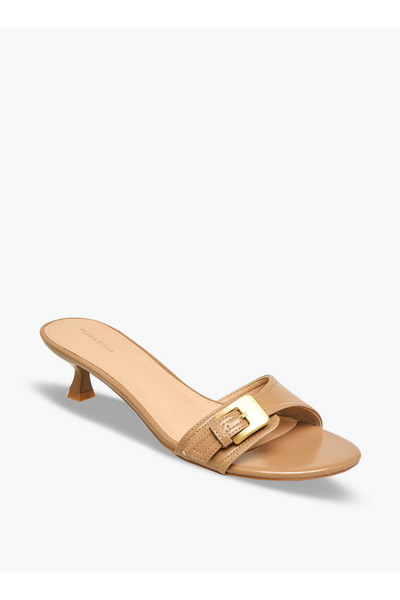 Flora Bella by Shoexpress Women Buckle Accent Kitten Heel Sandals