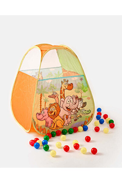 REDTAG خيمة لعب للأطفال على شكل حافلة متنوعة مع 100 كرة
