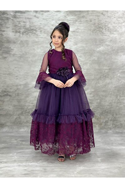 ALİSBUTİK kız çocuk mr renkli düğünlük abiye