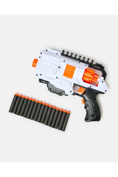 REDTAG White Soft Bullet Toy Blaster With 16 Piece Grains