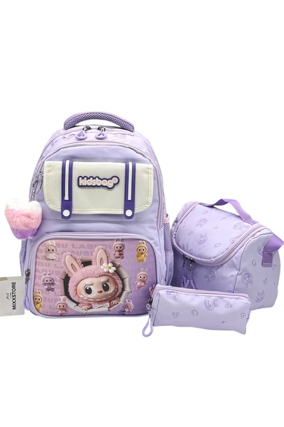 ms mixxstore Water Resistant Fabric Orthopedic Back Supported Girls' Backpack...