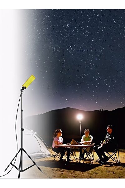 Biki مصباح تخييم وصيد خارجي بقوة 800 واط بتقنية COB، يعمل بجهد 12 فولت تيار م...