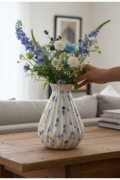 ariana sytle İstakdinav Seramik Vazo 18x14 cm