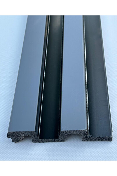 polimer DUVAR LAMBİRİSİ ANTRESİT GENİŞ OLUKLU 11x280 ÜNİTE VE KORİDOR DEKORLA...