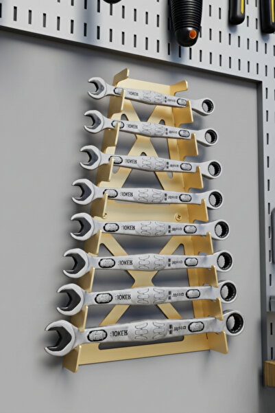 Grandmix Metal Key Organizer 8 Slots Wall Mounted Key Holder and Organizer Stand