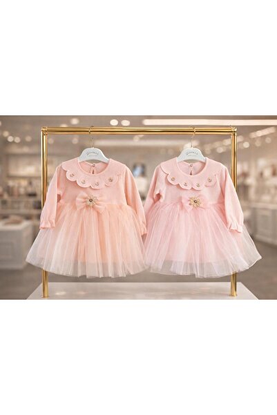 Eslina 🎀 Kız Bebek Tül Elbise (9 Ay – 2 Yaş)