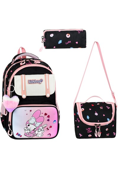 ms mixxstore Water Resistant Fabric Orthopedic Back Supported Girls' Backpack...