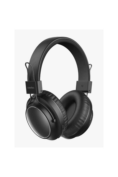 porodo Soundtec Smooth Wireless Stereo Headphone with Bluetooth 5.3 & Foldabl...