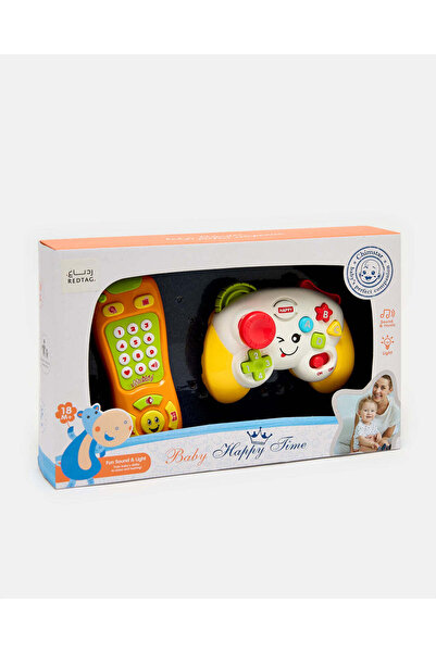 REDTAG لعبة هاتف وعصا تحكم للأطفال مع أضواء وموسيقى