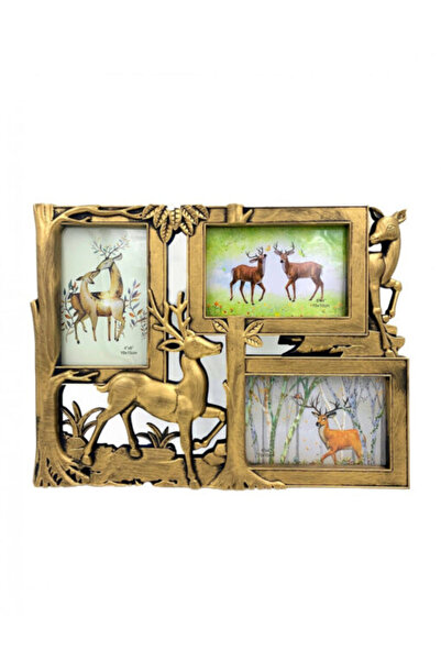 Rhainer DEER Photo Frame for 3 Pictures