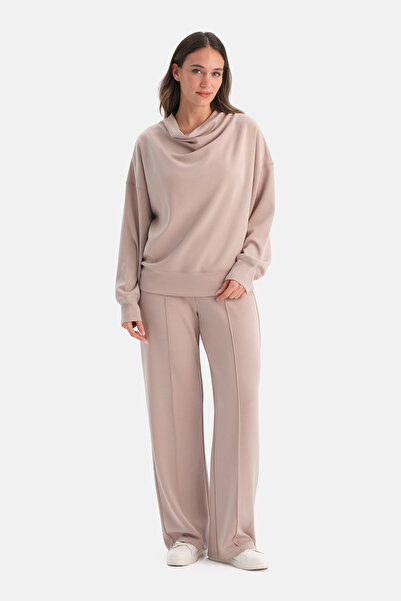 Dagi Παντελόνι μοντάλ με ραβδώσεις και φαρδιά μπατζάκια