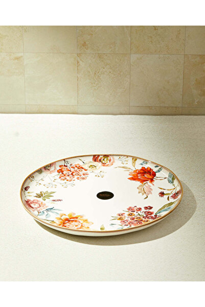 REDTAG طبق عشاء مزين بالزهور متعددة الألوان