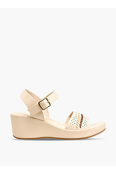 Flora Bella by Shoexpress Women Cutout Accent Wedge Heel Sandals