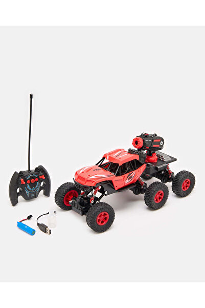 REDTAG Red RC 6 Wheels Climbing Car With Light