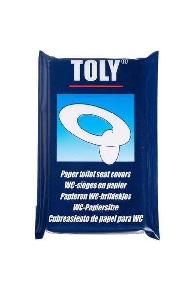 earss Toly 100pcs - Biodegradable Toilet Seat Protectors | Flushable Disposab...