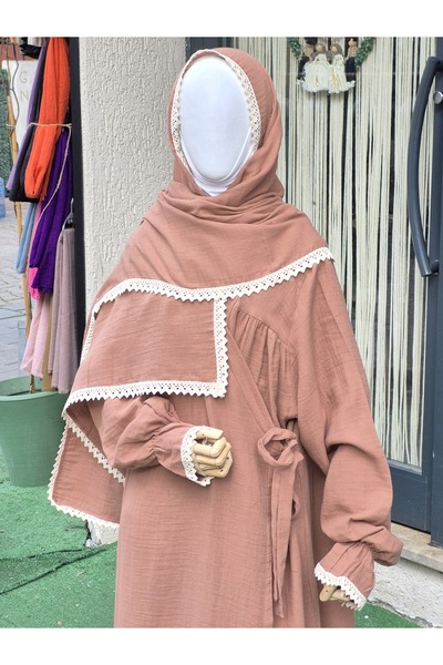 Nurul kisve Müslin Namaz Elbisesi Ve Başörtüsü