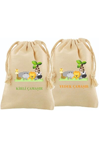 stonehill Çocuklar İçin Yedek ve Kirli Kıyafet Kesesi 30x40 - 2'li Set