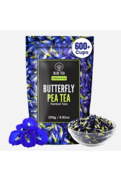 BLUE TEA Butterfly Pea Flower Herbal Tea, Antioxidant, Caffeine-Free, 8.82oz ...