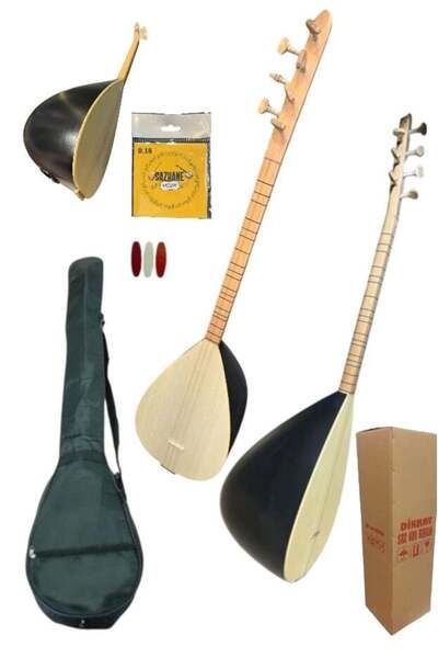 Sazhane Kompozit Orta Düzey Kısa Sap Bağlama (Kılıf-Yedek Tel Tezene)