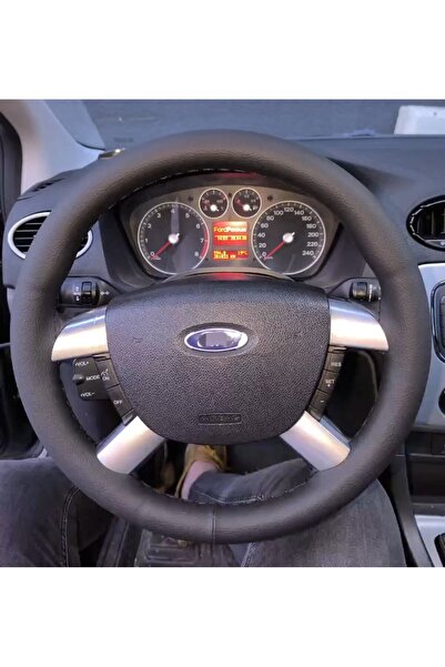 HASBAY DİKİŞLİ DİREKSİYON KILIFI SİYAH DERİ SİYAH DİKİŞLİ F.OR.D FOCUS / CONN...
