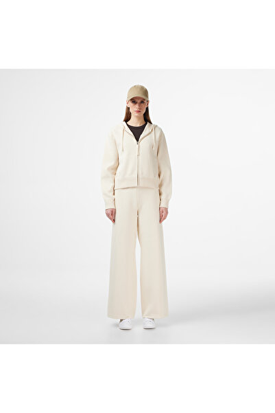 Lacoste Kadın Regular Fit Krem Pantolon