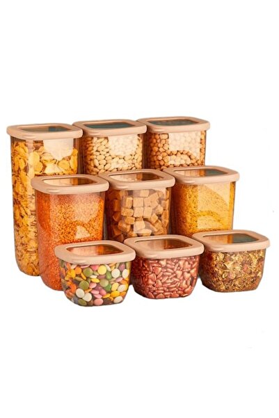 VİP AHMET Set de 9 cutii pentru depozitarea alimentelor VP.061 3x550 ml, 3x12...