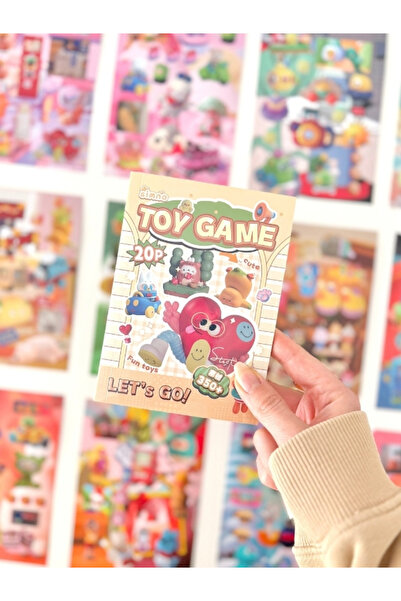 Kağıt Gemi Dükkan Kawaii Toy Game World Oyuncaklar Sarı Paket 20 Yaprak 354 A...