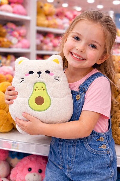 hediyeşansı Sevimli Avakado kedi Yastik