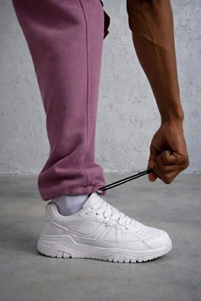 Kanonik Education Men's Baggy Bottom Tracksuit - Dried Rose