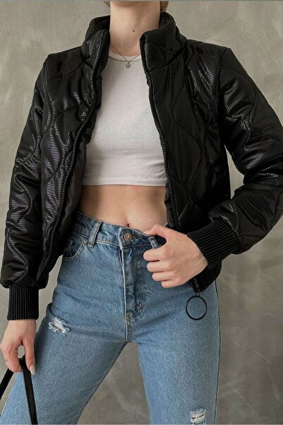 TP Zippered Shiny Coat