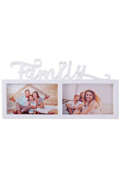 Rhainer Family Photo Frame for 2 Pictures 10 x 15 cm