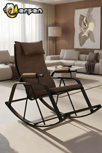 Erşen Sehpa Sallanan Sandalye, Metal Ayaklı Tv Koltuğu, Sallanır Dinlenme Kol...