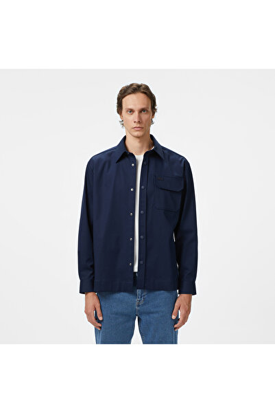 Lacoste Erkek Relaxed Fit Lacivert Gömlek