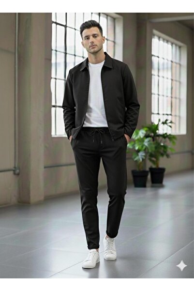 JAKOTTO Hürrem Erkek Slim Fit Siyah Ceket Pantolon Takımı Özel Seri