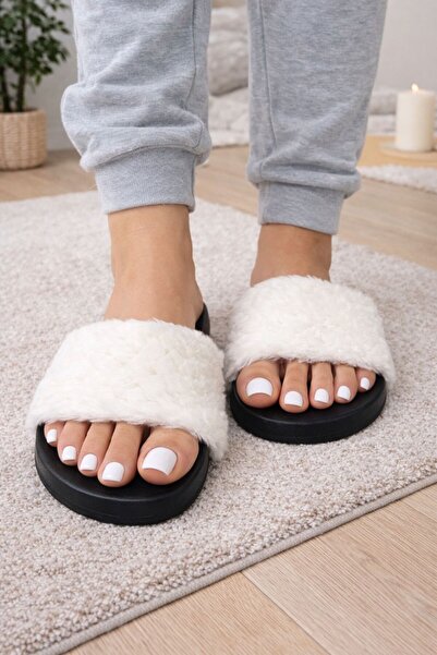 luvo shoes Daily Orthopedic Non-Slip Sole Fur Women's House Slippers