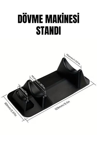 Tattoo Kalıcı Makyaj Makine Standı - Esnek Dövme Makinesi Standı Siyah
