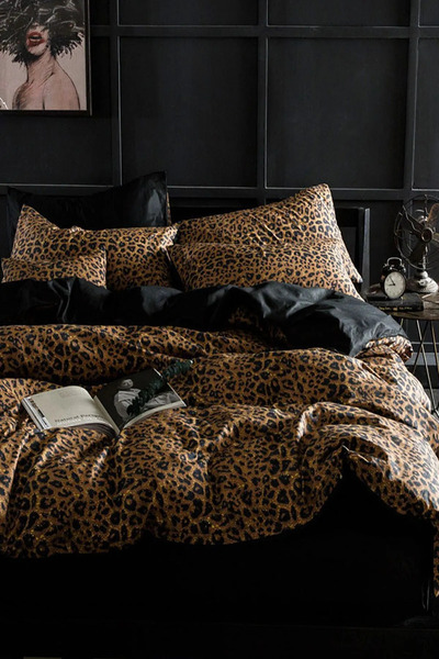 İQON Σετ κρεβατοκάλυμμα με ελαστικό σεντόνι μονό OUTLET Black Pantr (ΕΥΛΟΓΕΙΡ...