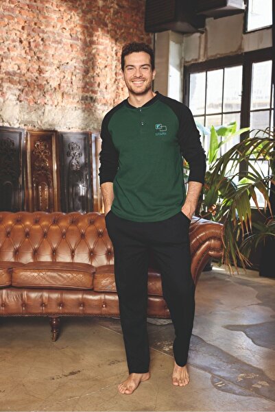 pijamacity ERKEK YARIM PATLI İNTERLOK PİJAMA TAKIMI