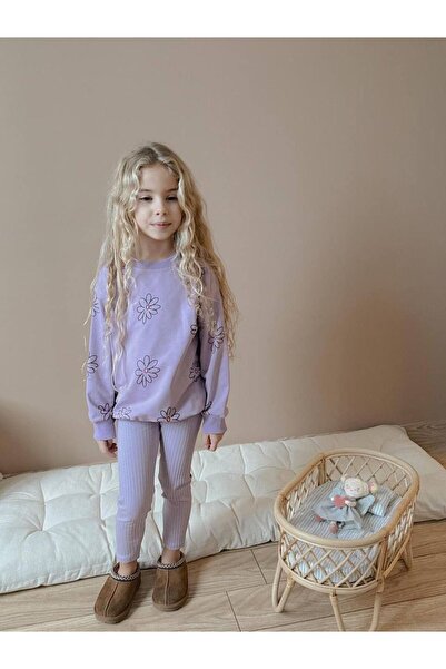 YİGİT BUTİK Чорапогащи с флорални мотиви за момичета