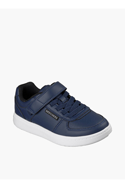 SKECHERS Boys QUICK STREET LITE Hook & Loop Running Shoes - 418032L-NVY-CP