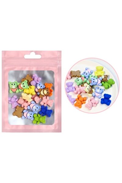 Pink Nails 3D Bear Nail Art Set