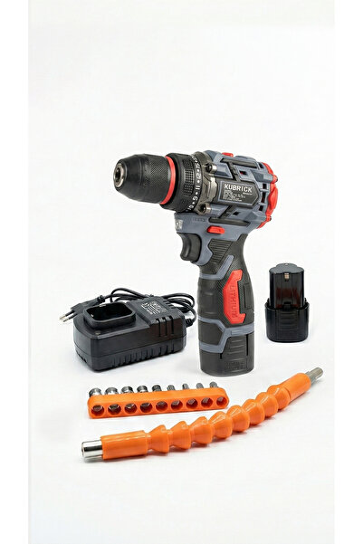 kubrick KBR-CDS-001 16.8V Kömürsüz (Brushless) Çift Akülü Şarjlı Matkap Vidalama