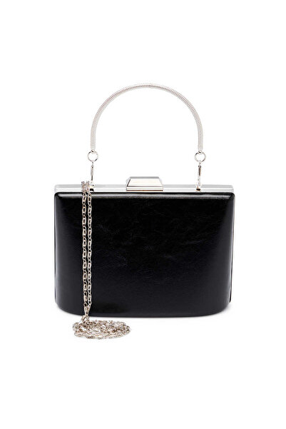 Tergan Siyah Tekstil Kadın Abiye Çanta - S26Y1AB79547-O3C