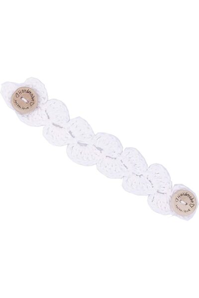 Handmadear Handmade face mask (mask) strap extenders - white