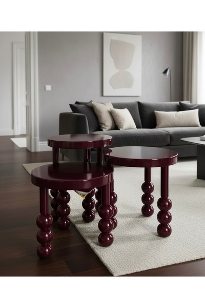 Sinem Şahin Mimarlık 3lü Zigon Sehpa