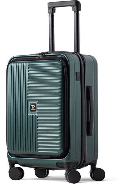 Tereplus 20-inch Travel Bag with Front Open Laptop Pocket and Silent Wheels