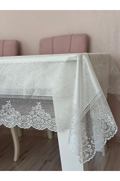 Essa Home Collection Örme Tül Leke Tutmaz Masa Örtüsü 160 x 220