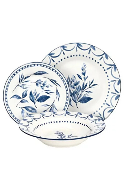 Perfect Home Tognana Olimpia "Blue Loira" porcelain dinnerware set – 18 pieces