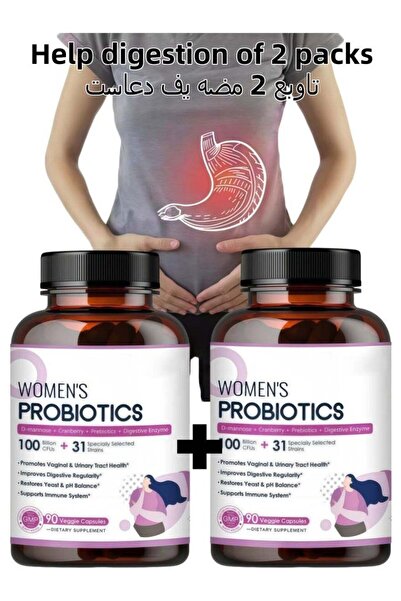 Vitamins بروبيوتيك لايف للنساء، بروبيوتيك 100 مليار وحدة تشكيل مستعمرة، 31 سل...